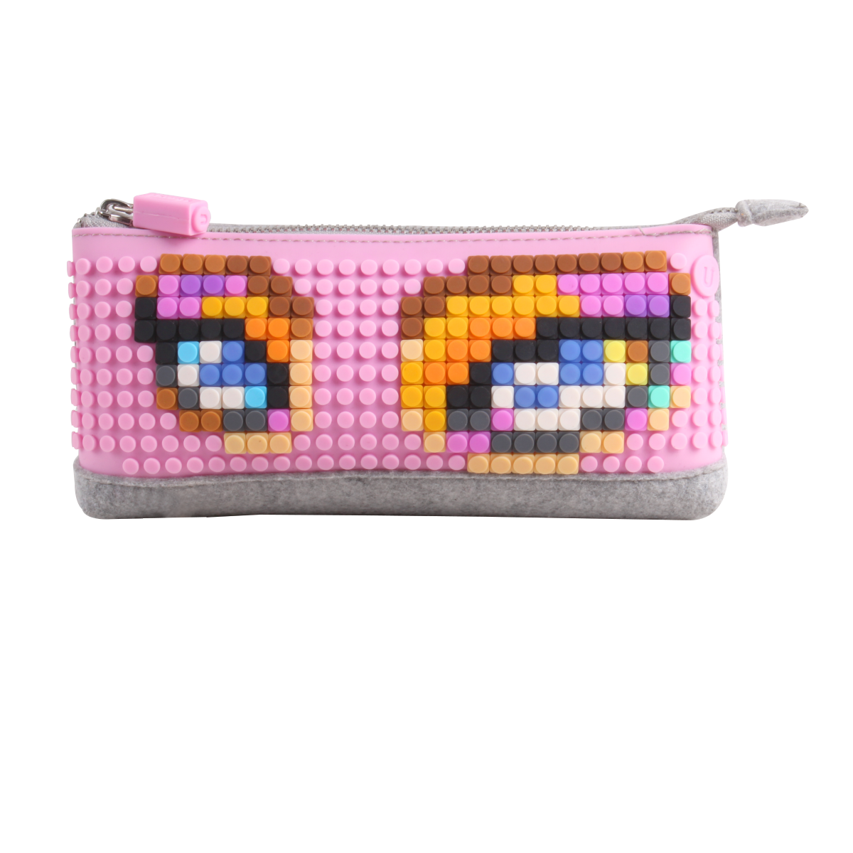 UPixel Pencil Case - Yellow/Purple